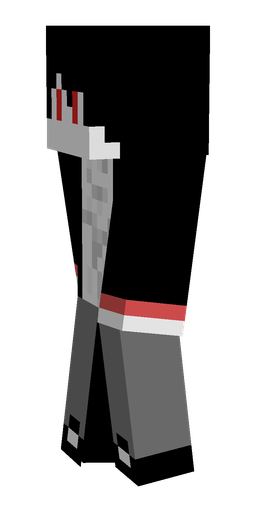 Black skin: body, left side render