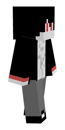 Black skin: body, right side render