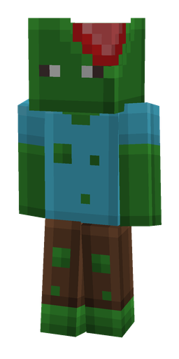 Blue skin: body, front render