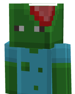 Blue skin: bust render