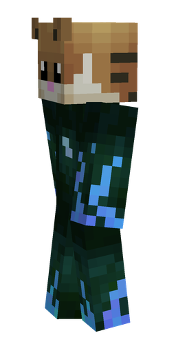 Black skin: body, left side render