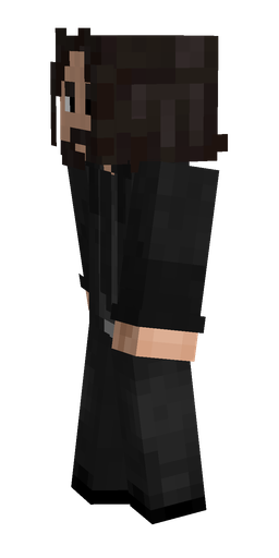 Black skin: body, left side render