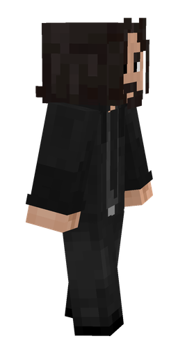 Black skin: body, right side render