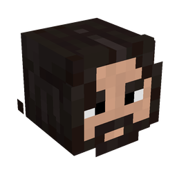 Black skin: head render