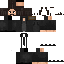 Black skin: raw texture render
