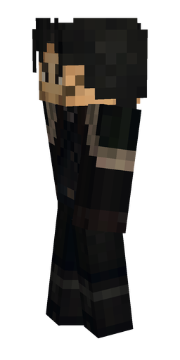 Black skin: body, left side render