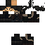 Black skin: raw texture render