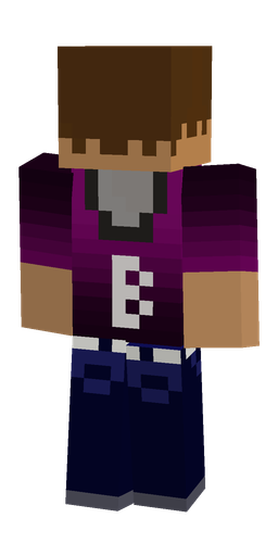 Black skin: body, back render