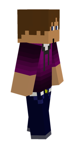 Black skin: body, right side render