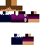 Black skin: raw texture render