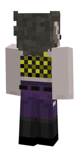 Black skin: body, back render
