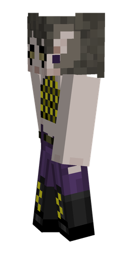 Black skin: body, left side render