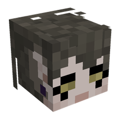 Black skin: head render