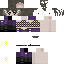 Black skin: raw texture render