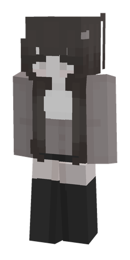 Black skin: body, front render
