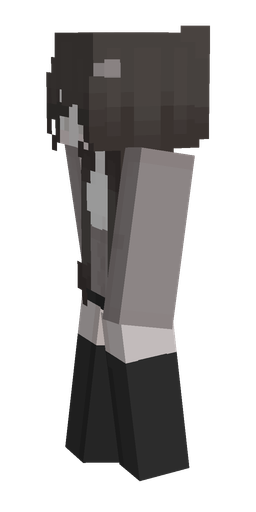 Black skin: body, left side render