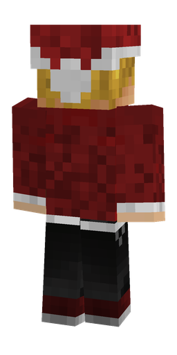 Black skin: body, back render