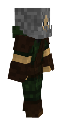 Black skin: body, right side render