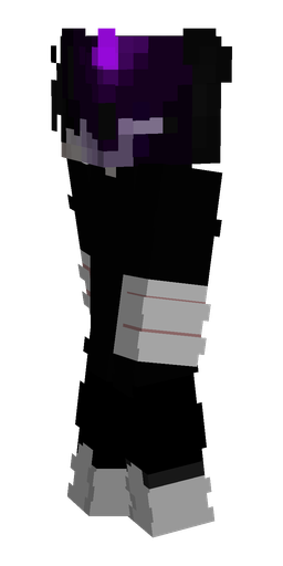 Black skin: body, left side render