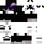Black skin: raw texture render
