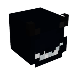 Black skin: head render