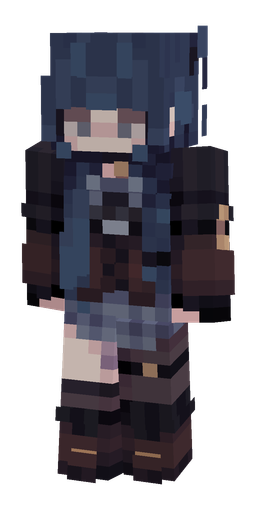 Black skin: body, front render