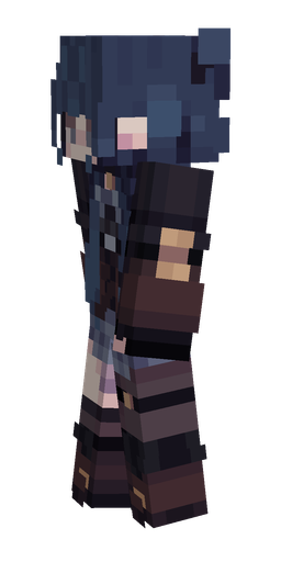 Black skin: body, left side render