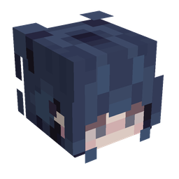 Black skin: head render