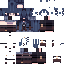 Black skin: raw texture render