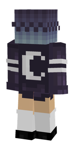 Purple skin: body, back render