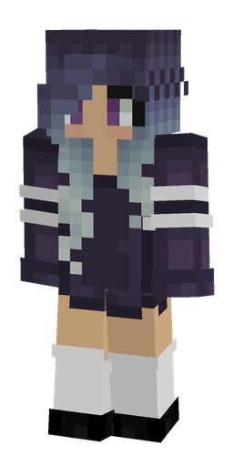 Purple skin: body, front render