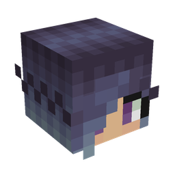Purple skin: head render