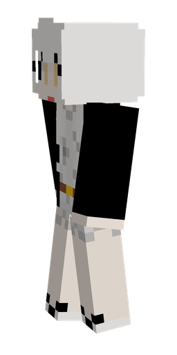 Black skin: body, left side render