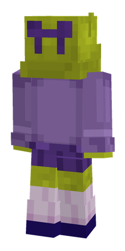 Pink skin: body, back render