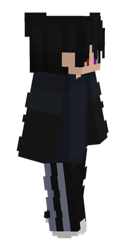 Black skin: body, right side render