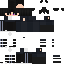 Black skin: raw texture render