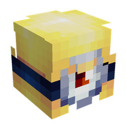 Blue skin: head render