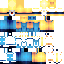 Blue skin: raw texture render