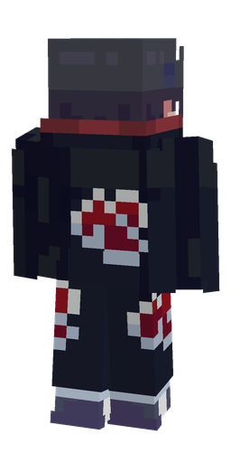 Black skin: body, back render
