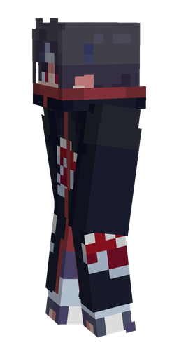 Black skin: body, left side render
