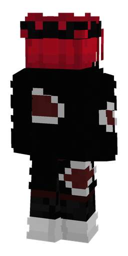 Black skin: body, back render