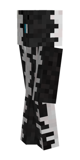 Black skin: body, left side render