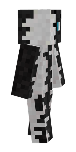 Black skin: body, right side render
