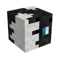 Black skin: head render
