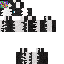 Black skin: raw texture render