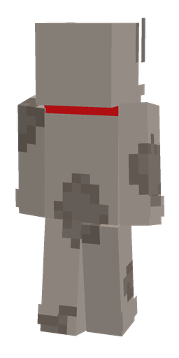 Dark skin: body, back render