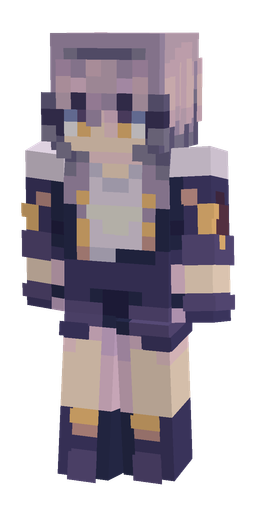 Blue skin: body, front render