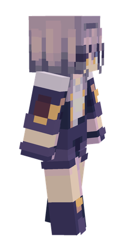 Blue skin: body, right side render