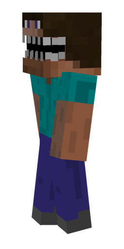Black skin: body, left side render