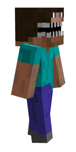 Black skin: body, right side render